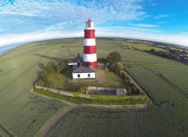 Take in the stunning views of Happisburgh Lighthouse