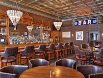 Enjoy drinks and elevated pub fare at J-Bar