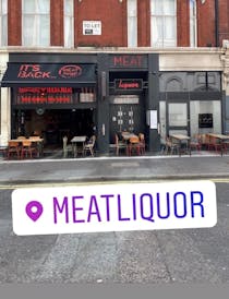 Indulge with a burger at Meatliquor