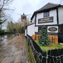 Have a Pint at Ye Olde Fighting Cocks
