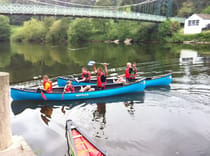 Canoe along the picturesque River Severn