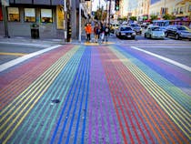 Explore the Vibrant Rainbow Crosswalks