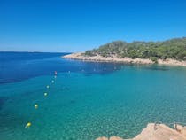 Explore the Serene Cala Salada Cove