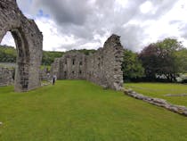 Explore the historic ruins of Cymer Abbey