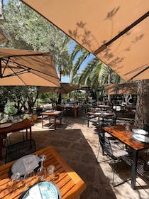 Dine alfresco at Vent de Tramuntana