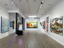 Explore Mash Gallery's eclectic and vibrant art exhibits