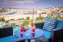 Enjoy the views at Le Dantès Skylounge