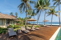 Dine at the seafront at Nirwana Beach & Resort