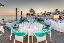 Dine at Sandbanks Beach Restaurant