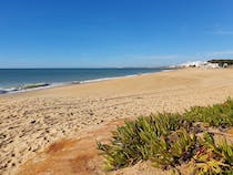 Enjoy the undeveloped coastline at Praia de Loulé Velho