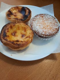 Grab coffee and pastel de nata at Pastelaria Vicentina