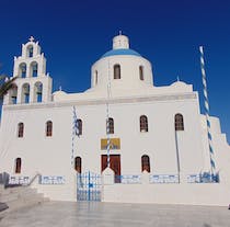 Explore the Iconic Blue Dome Church of Oia
