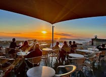 Watch the Santorini sunset at Franco's Café