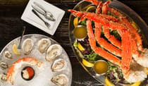 Enjoy a seafood dinner at Luke Wholey's Grille