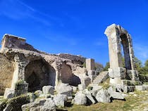 Explore the ancient ruins at Carsulae