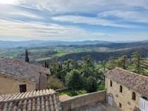 Take in the breathtaking views at Rocca Di Braccio