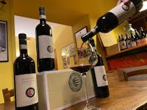Enjoy a glass of local wine at Pane e Vino