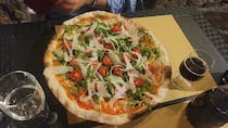 Tuck into a handmade pizza at 50 Special Al Castello