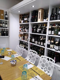 Sample local wine at Bar Pontremoli