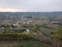 Admire the panoramic views at Orto di San Giovenale