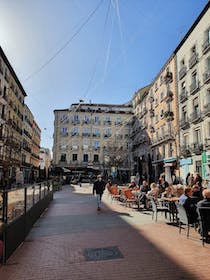 Explore the vibrant Plaza de Chueca