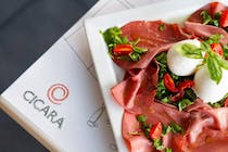 Dine at Cicara Cafe Wine Bar