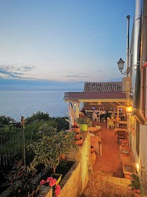 Dine with a view at Trattoria Sant'Ambrogio