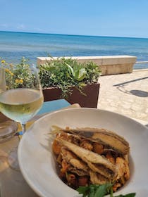 Tuck into a seafood lunch at Calabistrot