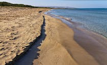 Stroll along the sandy beach at Citadel of San Lorenzo