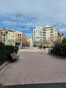 Relax in Olavide Square Gardens