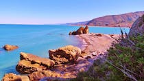 Enjoy some time in the sun at Lampare Beach 