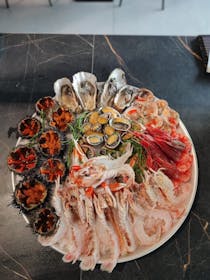 Try the seafood at Red Fish Ristorante