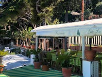 Dine at Lido La Pigna