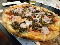 Tuck into gourmet pizza at Pizzeria La Fontana