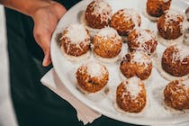 Sample delicious arancini at Bar Giggia's