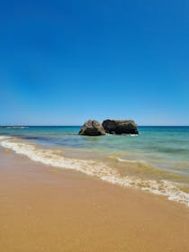 Spend the day sunning yourself on Praia dos Alemães