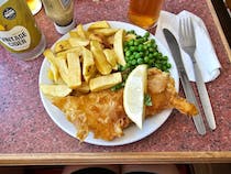 Try the fish and chips at Brixham Fish Restaurant