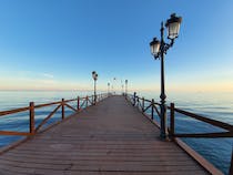 Enjoy the scenic views at Embarcadero