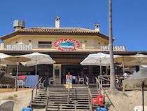 Dine by the beach at Copacabana