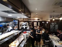 Tuck in to crispy cod fillets and chips at Toff's