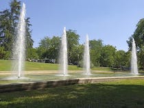 Escape the bustle at Athens Park