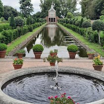 Explore the Dutch-style Water Garden at Westbury Court Garden