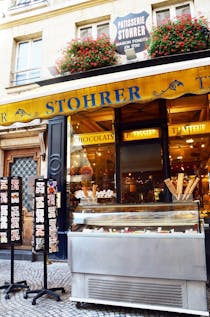 Try a rhum baba at Stohrer