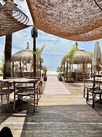 Dine by the beach at La Palapa Beach Jazba