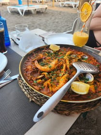 Dine by the sea at La Frontera Playa