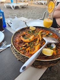 Dine by the sea at La Frontera Playa