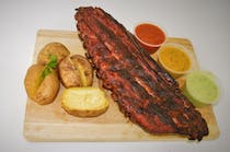 Enjoy delicious ribs at Entrecarbón