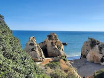 Enjoy the sea breeze at Praia dos Beijinhos