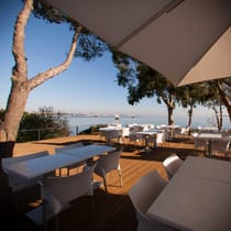 Grab a seat on the terrace at A Vela Branca