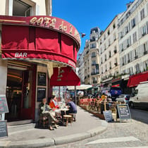 Stop by Amélie Poulain's Café des Deux Moulins